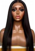Glueless Straight Pre-Plucked HD Lace Wig 13x4 Human Hair 250% Density. 22 inches